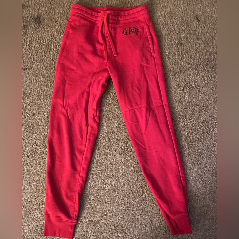 Red GAP Logo Joggers | Mens Small
